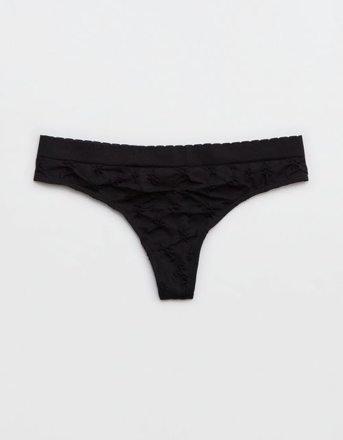 Tanga Invisible Superchill con Diseño Floral de Aerie