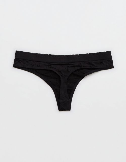 Tanga Invisible Superchill con Diseño Floral de Aerie