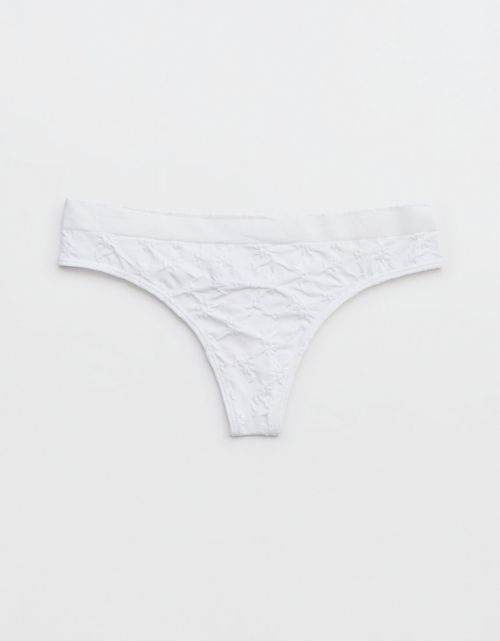 Tanga Invisible Superchill con Diseño Floral de Aerie