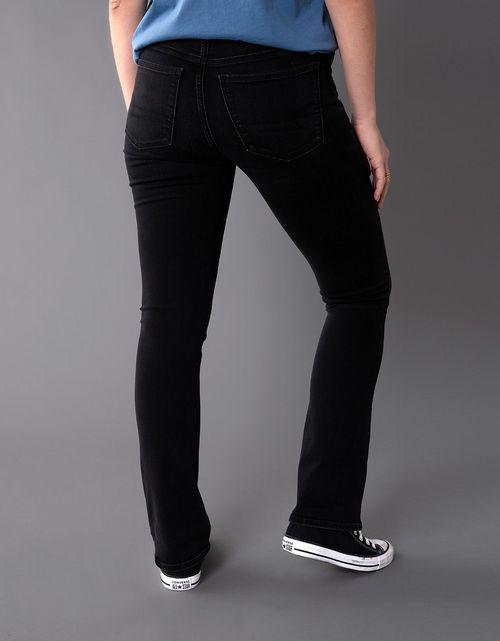 Jean Skinny Kick de Tiro Alto para Mujer