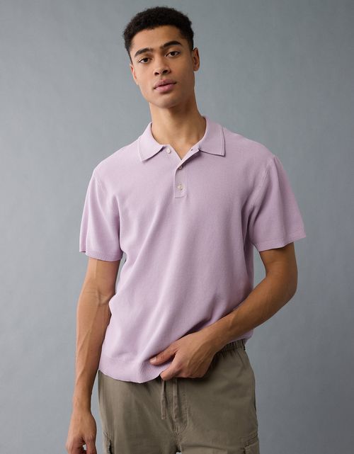Polo de suéter lavado de fin de semana Ae
