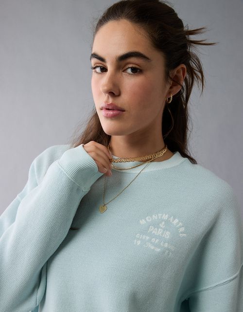 Sudadera gráfica de destino Ae