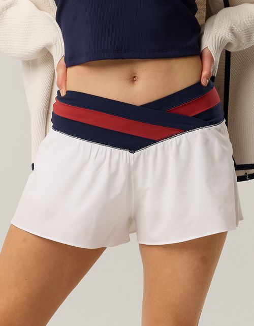 FUERA DE LÍNEA Por Aerie Real Me Crossover Short Flowy