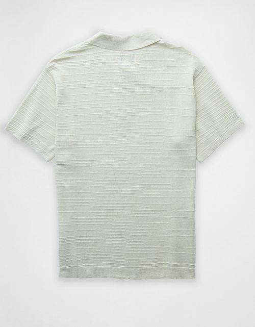 Polo en Tejido Suave con mezcla de Lino para Hombre
