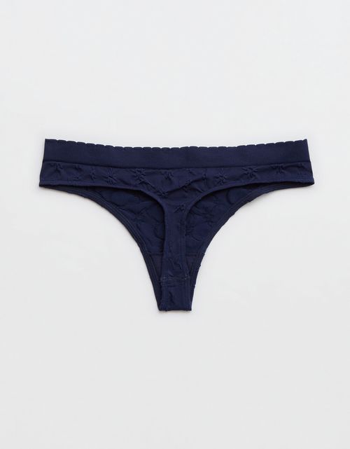Tanga Invisible Superchill con Diseño Floral de Aerie