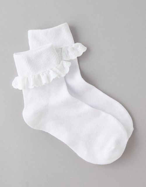Calcetines de novio con volante Ae