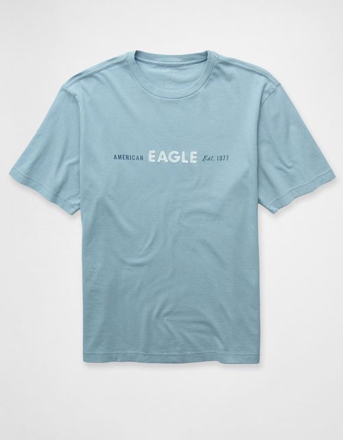 Camiseta Gráfica con Logotipo Elevado Ae