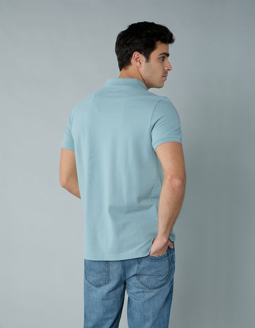 Polo en Tejido Piqué Slim Fit para Hombre