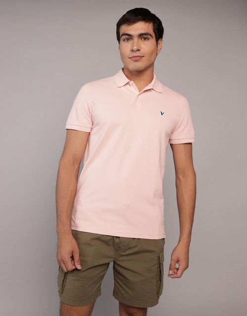 Polo en Tejido Piqué Slim Fit para Hombre