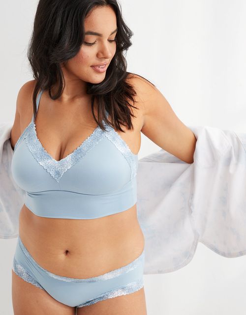 Bralette Aerie Sunnie Blossom Lace con relleno de triángulo
