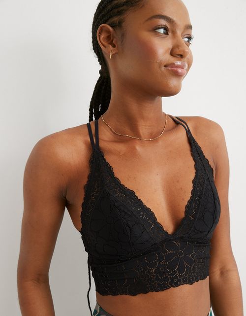 Bralette acolchado de encaje Aerie Candy
