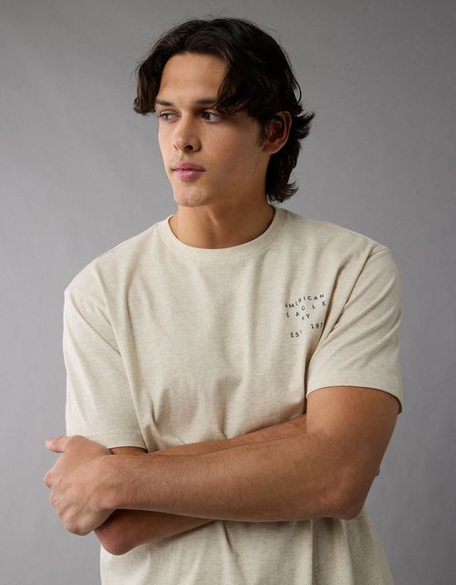 Camiseta Manga Corta con Gráfico Hombre AE