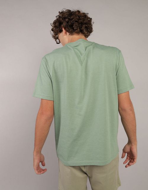 Camiseta manga corta con gráfico de hombre AE