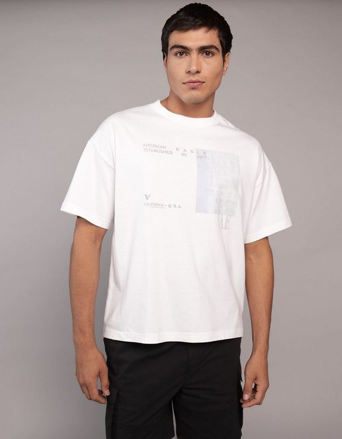 Camiseta Oversized con Gráfico para Hombre