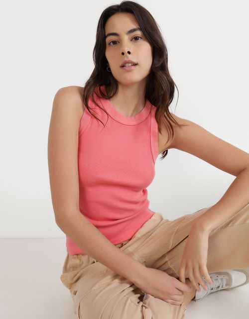 Camiseta Henley Aerie Real Soft® acanalada