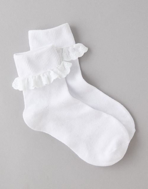 Calcetines de novio con volante Ae