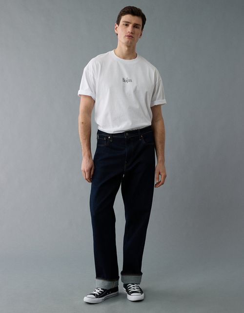 Camiseta Gráfica de los Beatles Estilo Boxy