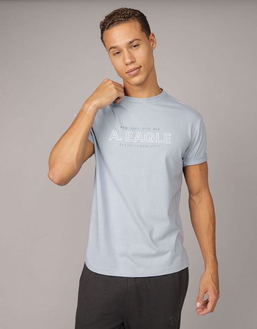 Camiseta Gráfica con Logo Ae