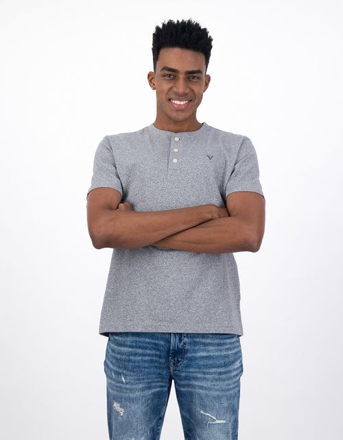 Camiseta de manga corta AE Henley Icon