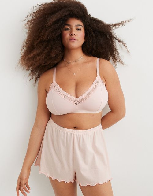 Bralette Aerie de encaje en microfibra