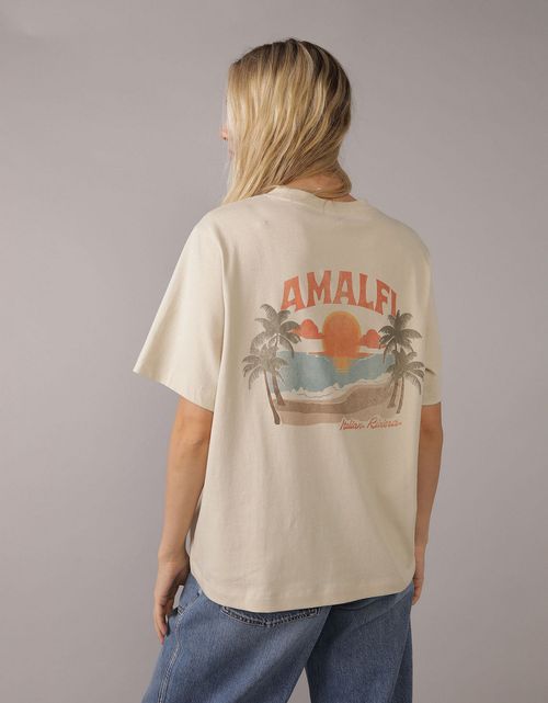 Camiseta Gráfica de Marca Ae