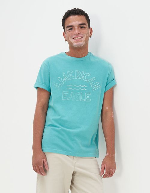 Camiseta AE grafica super suave con estampado de Océano