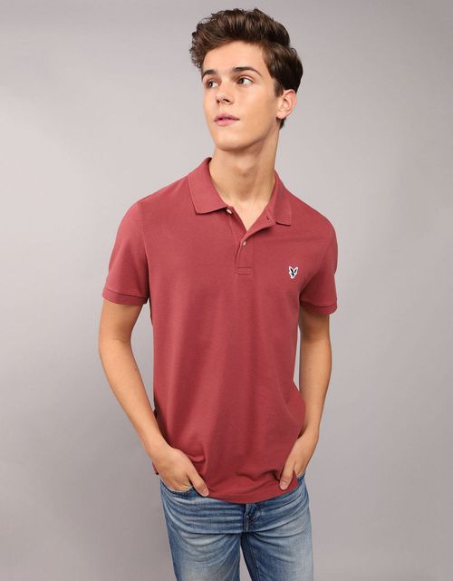 Polo en Tejido Piqué Slim Fit para Hombre