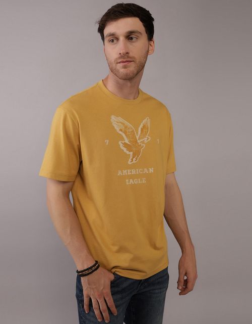 Camiseta con Gráfico Manga Corta Hombre AE