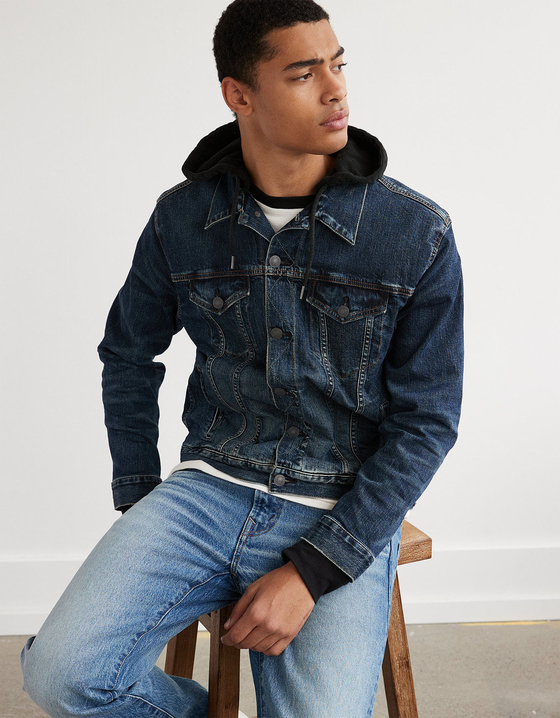 chaqueta jean hombre