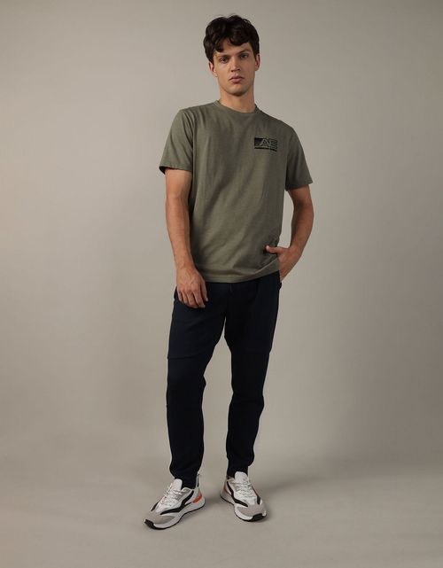 Camiseta AE gráfica con logo super suave