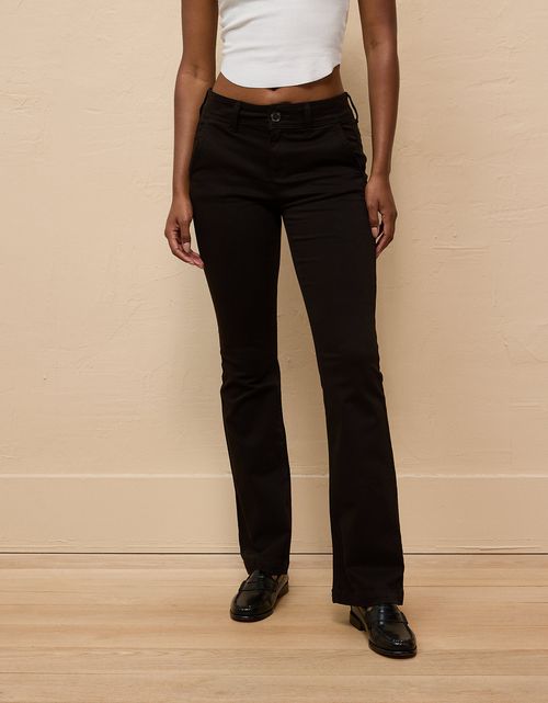 Pantalón Kick Boot de Tiro Alto semi acampanada para Mujer