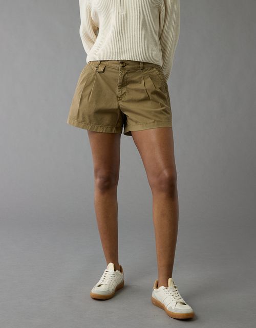 Short Tipo Pantalón Snappy de Tiro Alto para Mujer