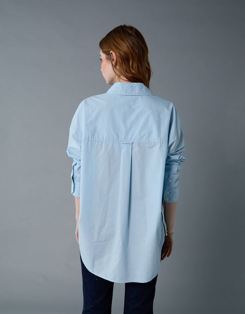 Camisa Clásica de Botones Corte Perfecto para Mujer