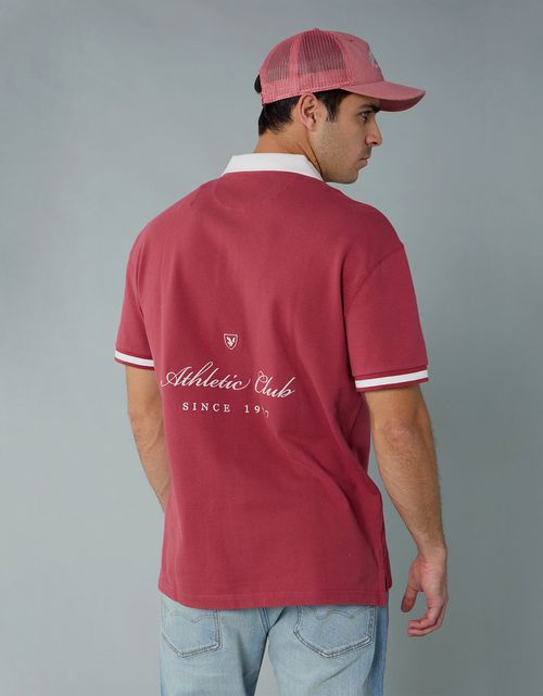 Camiseta Polo con Logo Ae