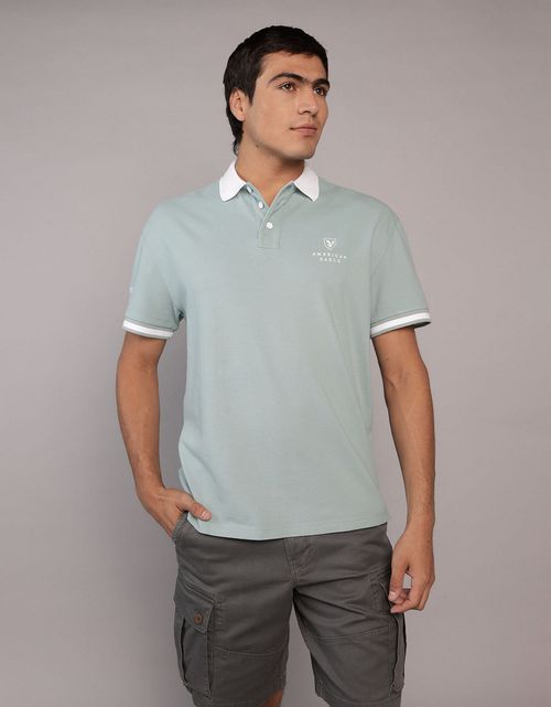 Camiseta Polo con Logo Ae
