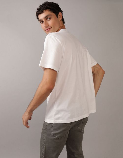 Camiseta con Gráfico Manga Corta Hombre AE