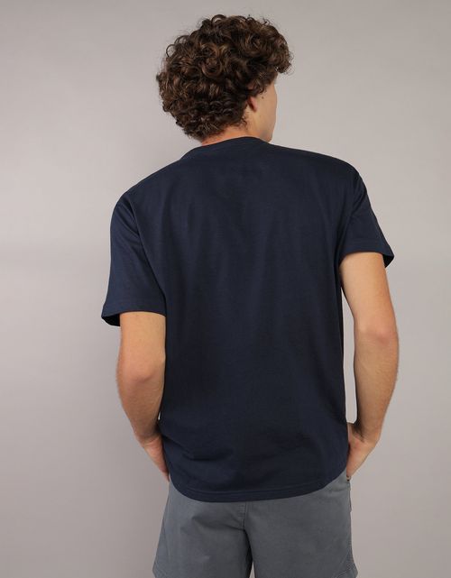 Camiseta manga corta con gráfico de hombre AE