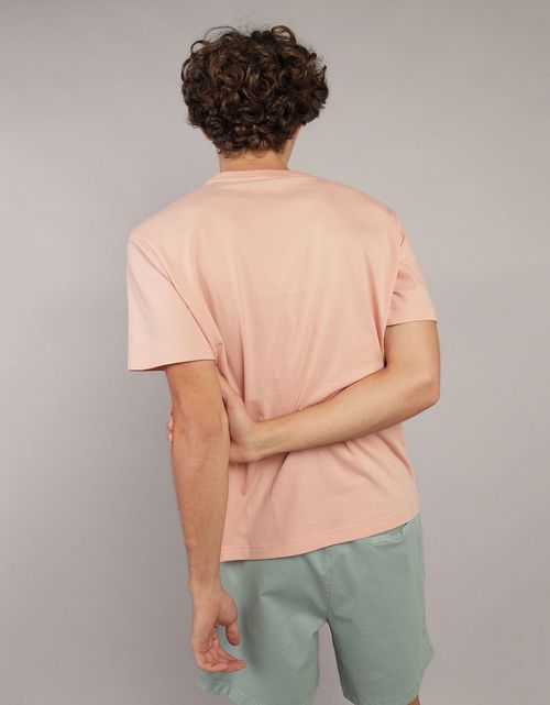 Camiseta manga corta con gráfico de hombre AE