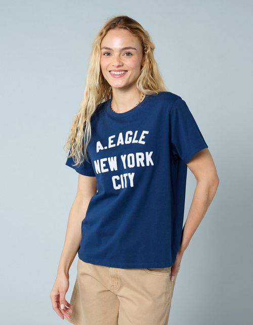 Camiseta Gráfica de Marca Ae