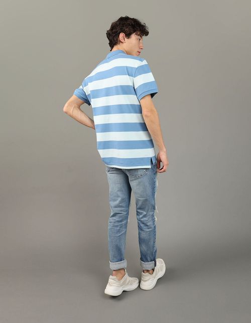 Camiseta Polo Ae de rayas