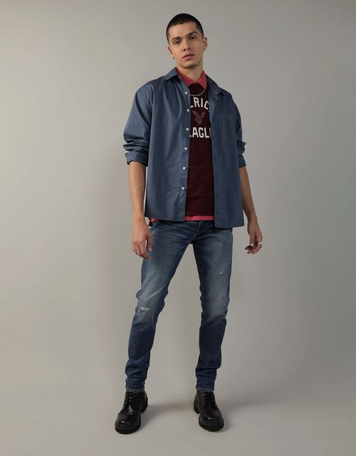 Camisa Ae Oxford con botones