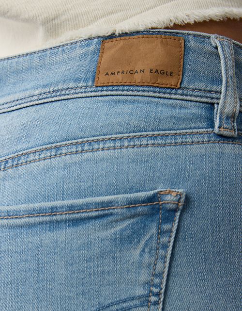 Jean AE de tiro bajo y bota campana para mujer