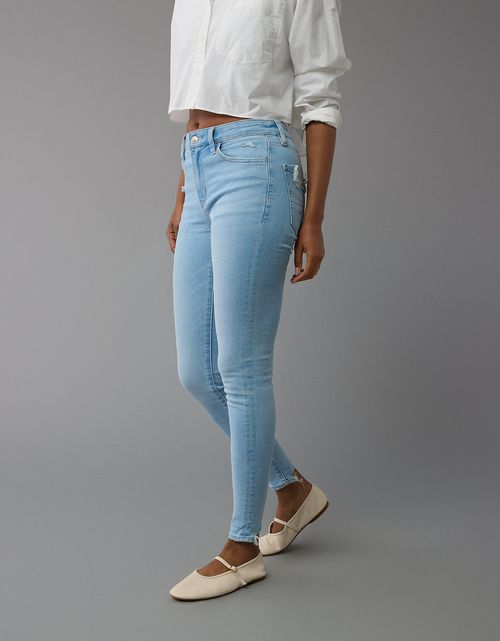 Jegging Tiro Alto Mujer AE