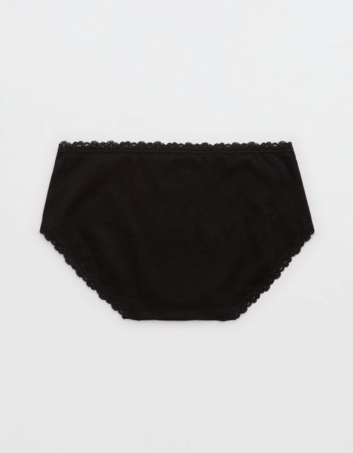 Panty Boyshort Algodón con Encaje en los Bordes Superchill de Aerie