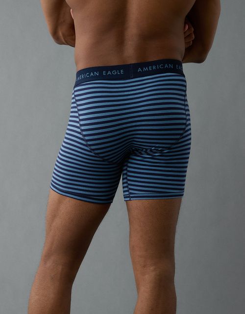 Bóxer Clásico con rayas de 6 para Hombre