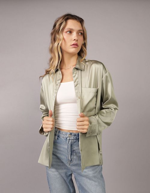 Camisa Manga Larga Mujer AE