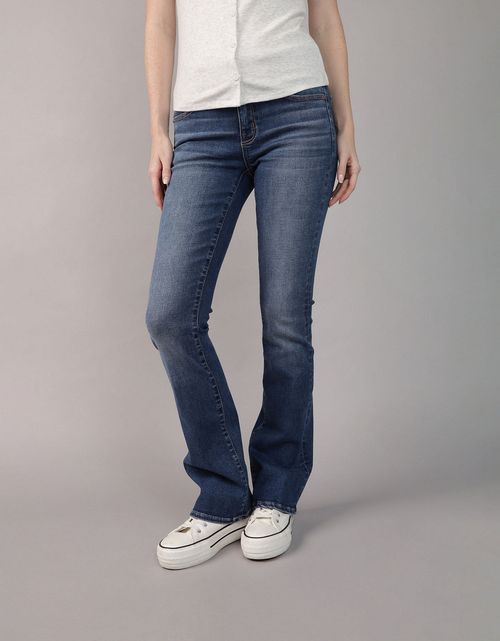 Jean Kick Bootcut de Tiro Bajo para Mujer