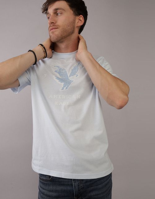 Camiseta con Gráfico Manga Corta Hombre AE