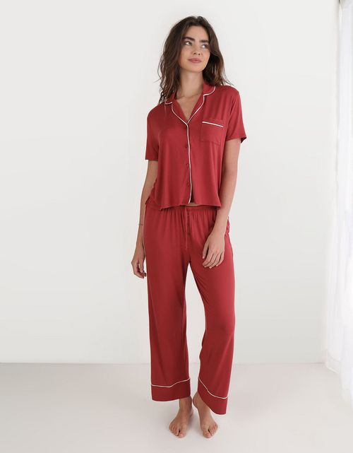 Camiseta de pijama manga corta de mujer Aerie