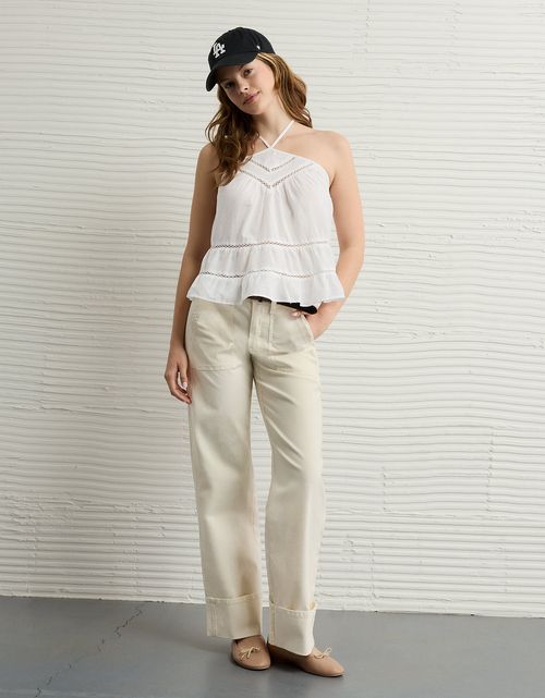 Top Halter de Encaje Ae